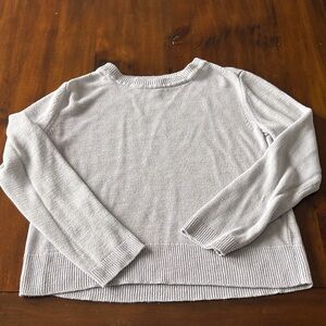 Banana Republic Light Gray Crewneck Sweater